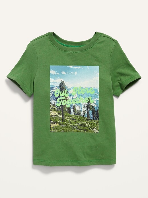 View large product image 1 of 2. Unisex Matching Graphic T-Shirt for Toddler
