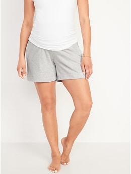 Old Navy Maternity Foldover-Waist French Terry Shorts -- 6-inch inseam