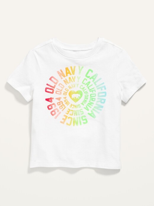 View large product image 1 of 2. Unisex Logo Graphic T-Shirt for Toddler