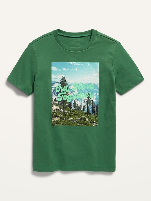 Old Navy Matching Graphic Gender-Neutral T-Shirt for Kids. 1