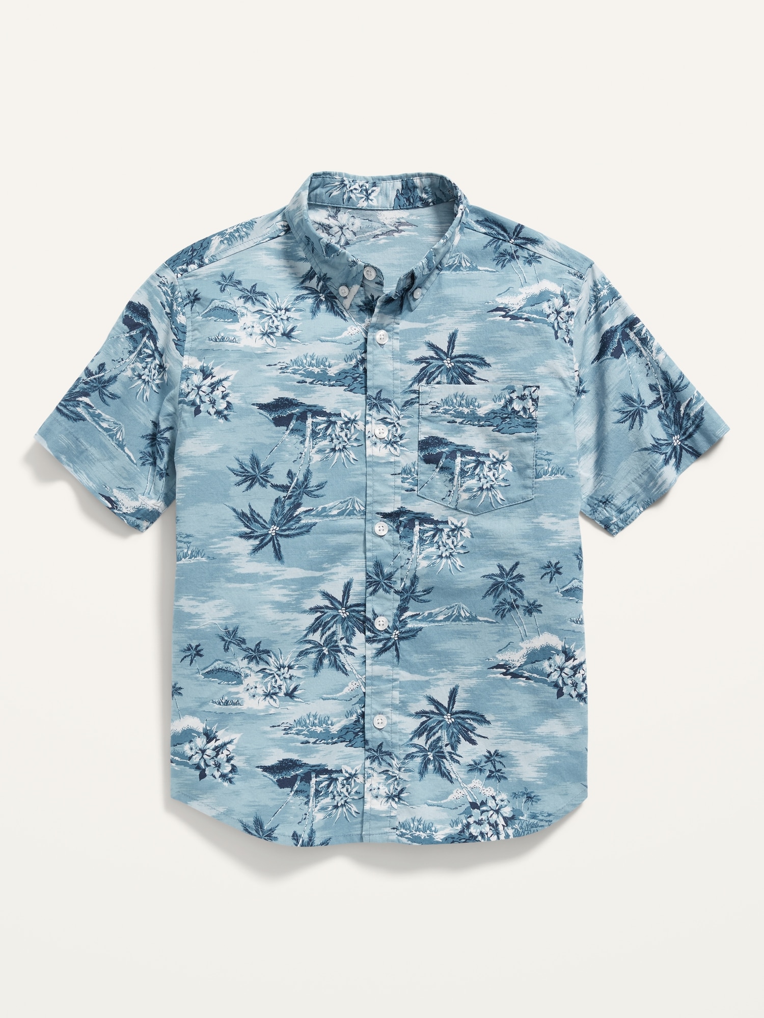 Printed Built-In Flex Short-Sleeve Shirt for Boys | Old Navy