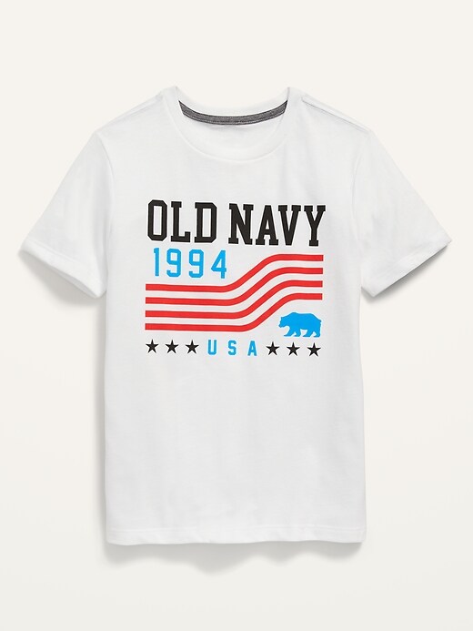 Old Navy - Gender-Neutral Logo-Graphic T-Shirt for Kids