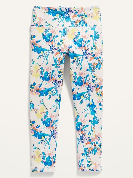 View large product image 1 of 1. Mid-Rise PowerPress Crop Leggings for Girls
