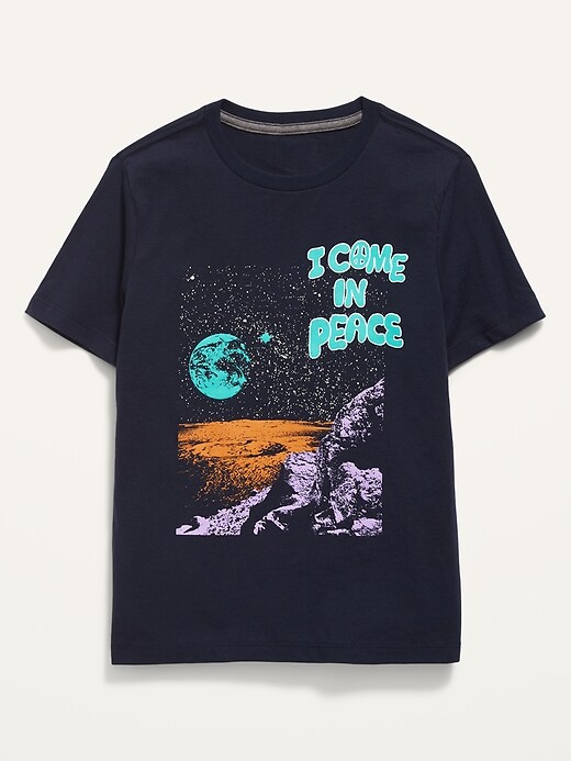 View large product image 1 of 1. Gender-Neutral Graphic T-Shirt for Kids
