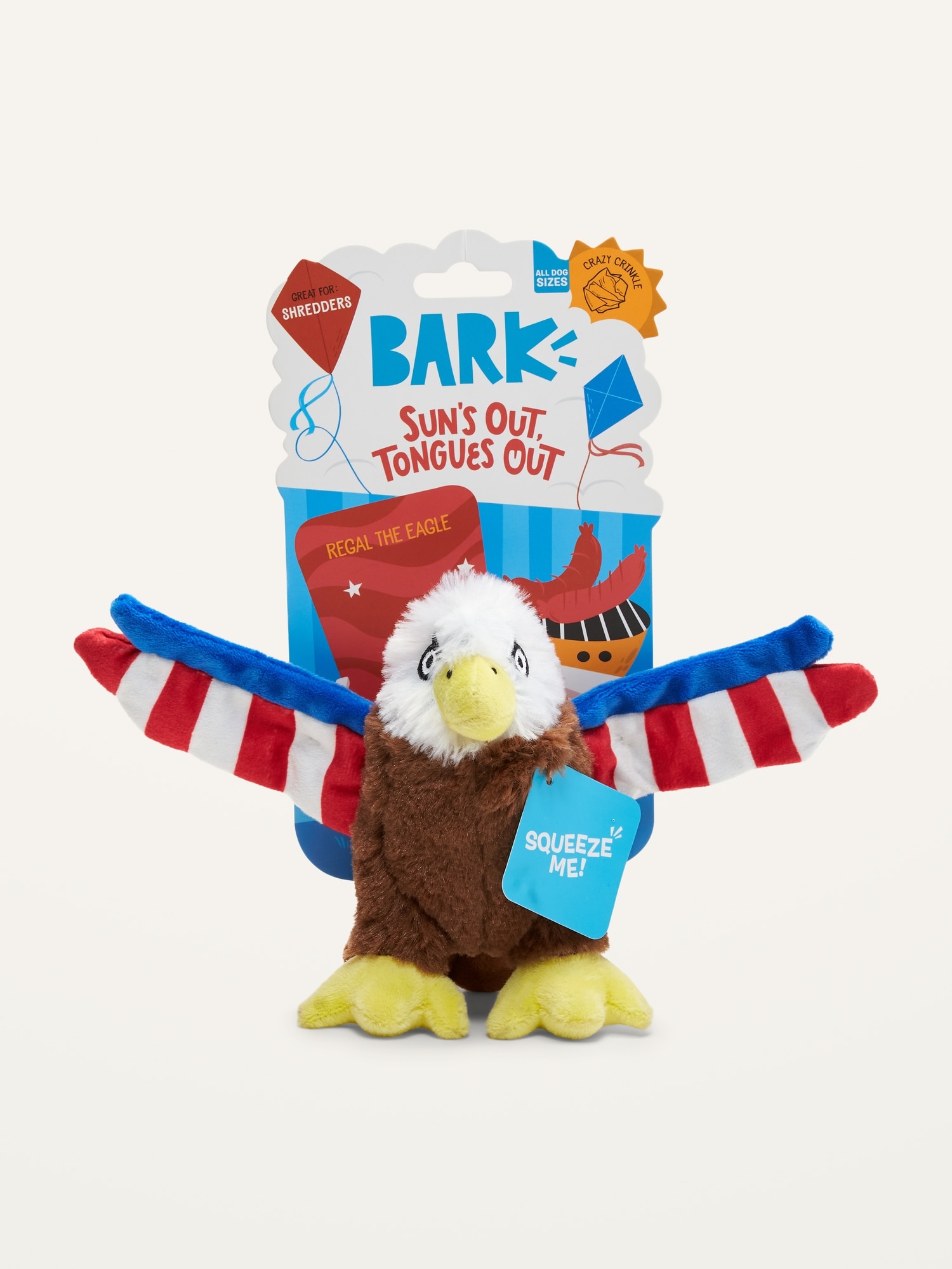 Old Navy BARK™ Plush Toy for Pets multi. 1