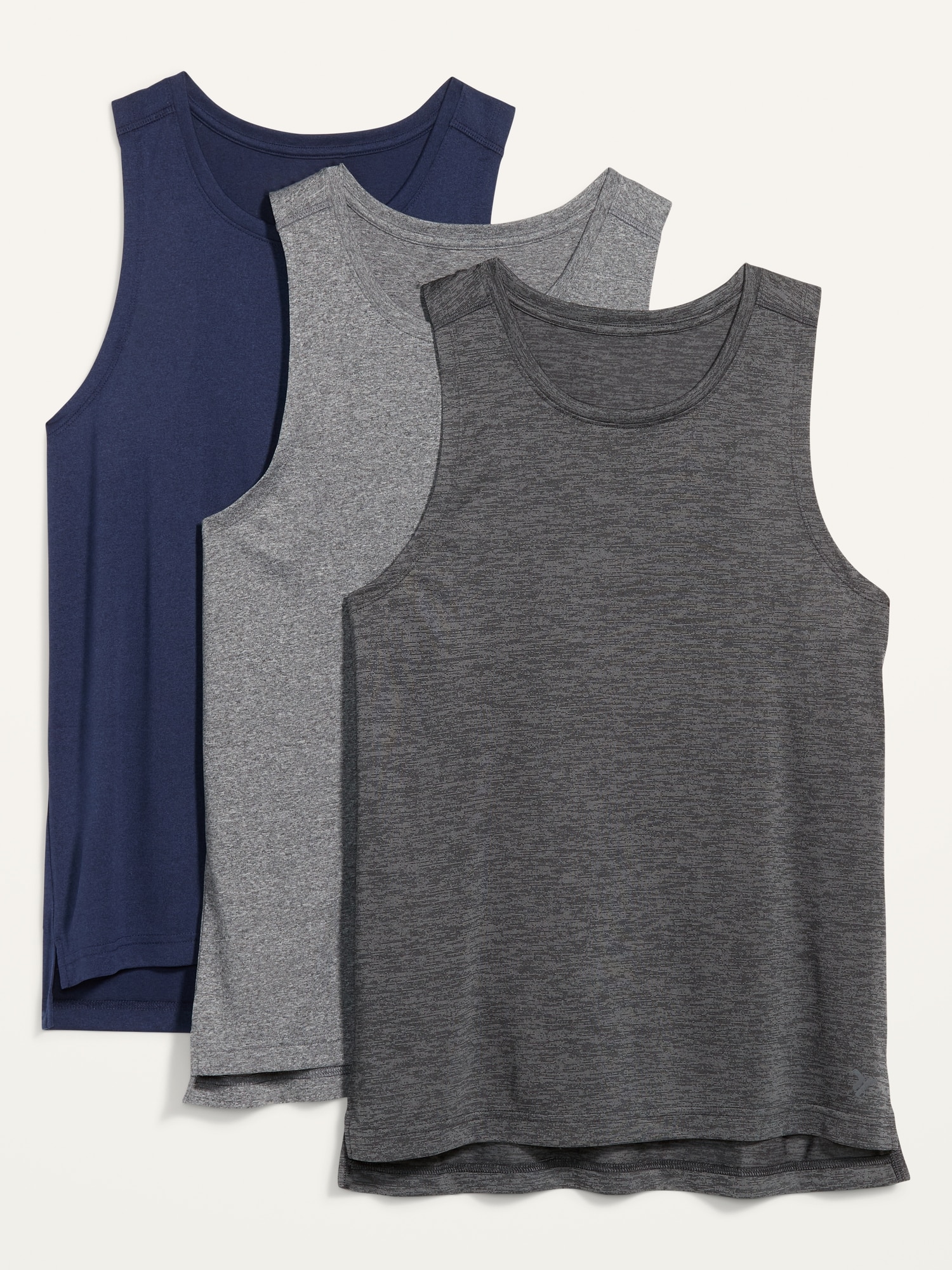 Go-Dry Cool Odor-Control Core Tank Top 3-Pack for Men | Old Navy