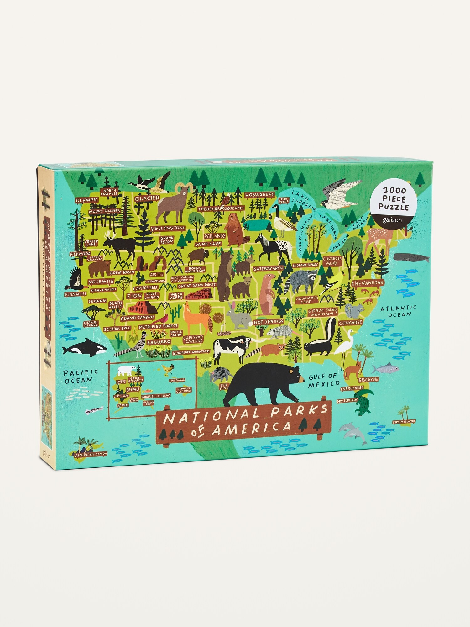 Galison™ National Parks of America 1000-Piece Jigsaw Puzzle for the ...