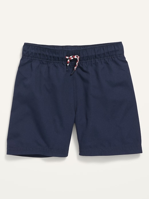 View large product image 1 of 2. Solid Swim Trunks for Toddler Boys
