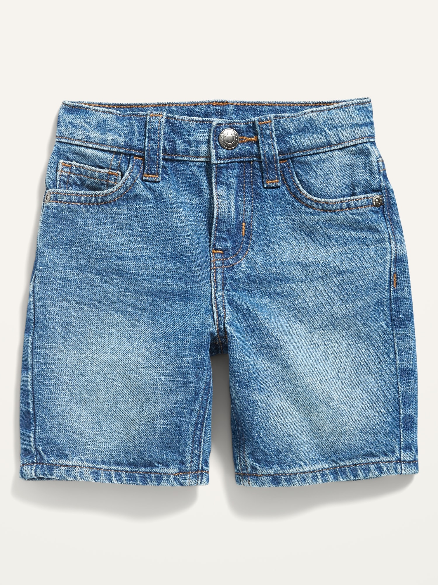 Old Navy Loose Jean Shorts for Toddler Boys blue. 1