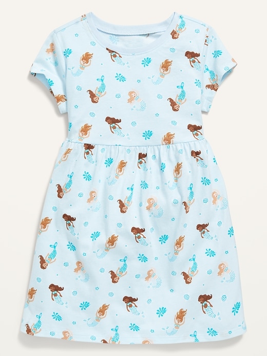 View large product image 1 of 1. Short-Sleeve Fit & Flare Dress for Toddler Girls