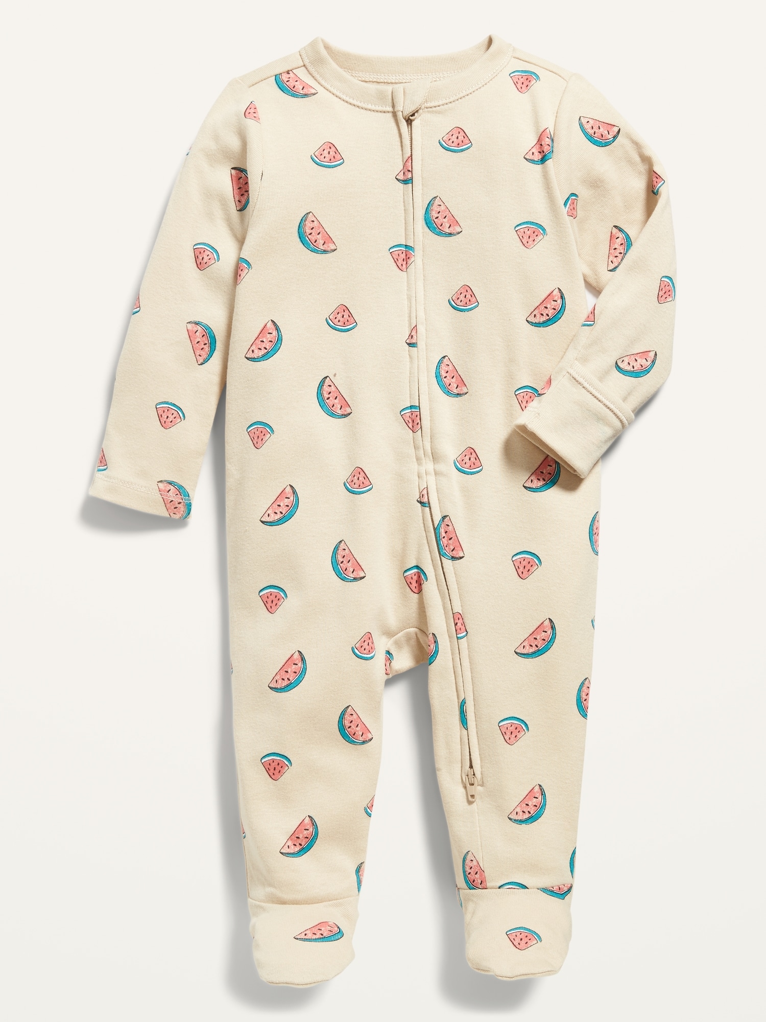 Unisex 2-Way-Zip Sleep & Play Footed One-Piece for Baby | Old Navy