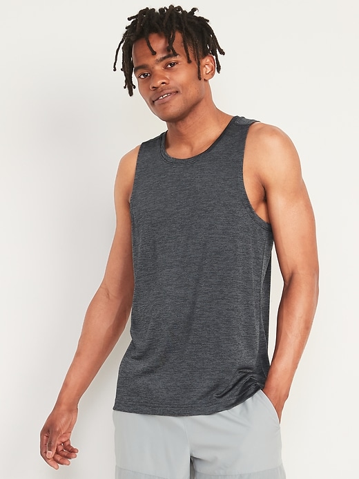 Image number 1 showing, Go-Dry Cool Odor-Control Performance Tank Top