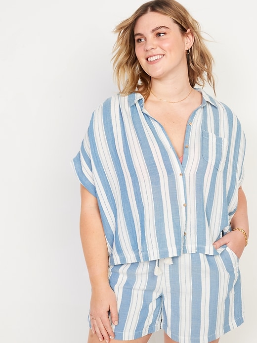 Image number 7 showing, Striped Button-Down Shirt