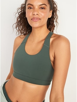 Old Navy Light Support PowerPress Strappy Longline Sports Bra for Women  XS-4X, Old Navy deals this week, Old Navy weekly ad