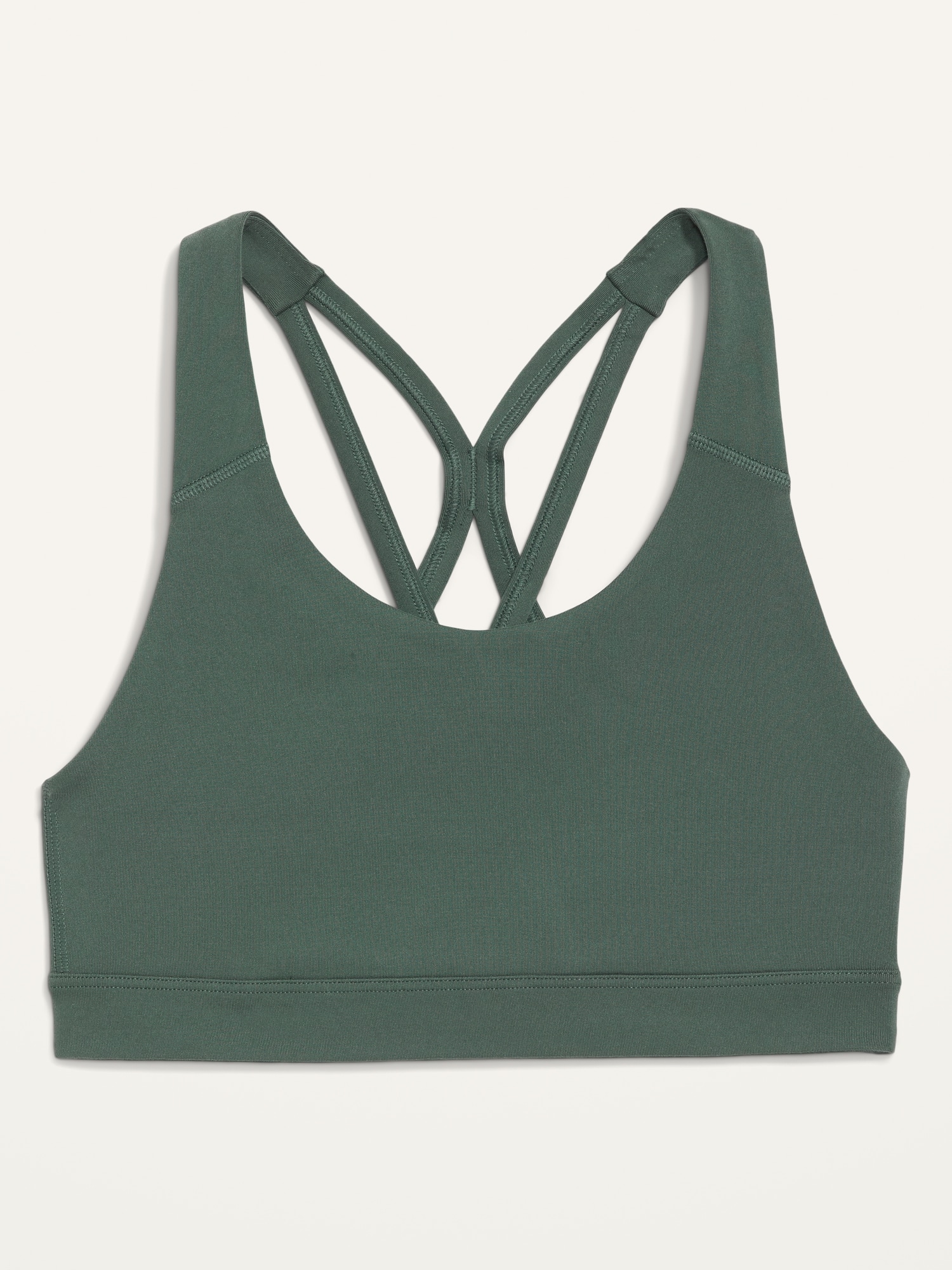 The North Face FLEX - Medium support sports bra - dark sage/dark green 
