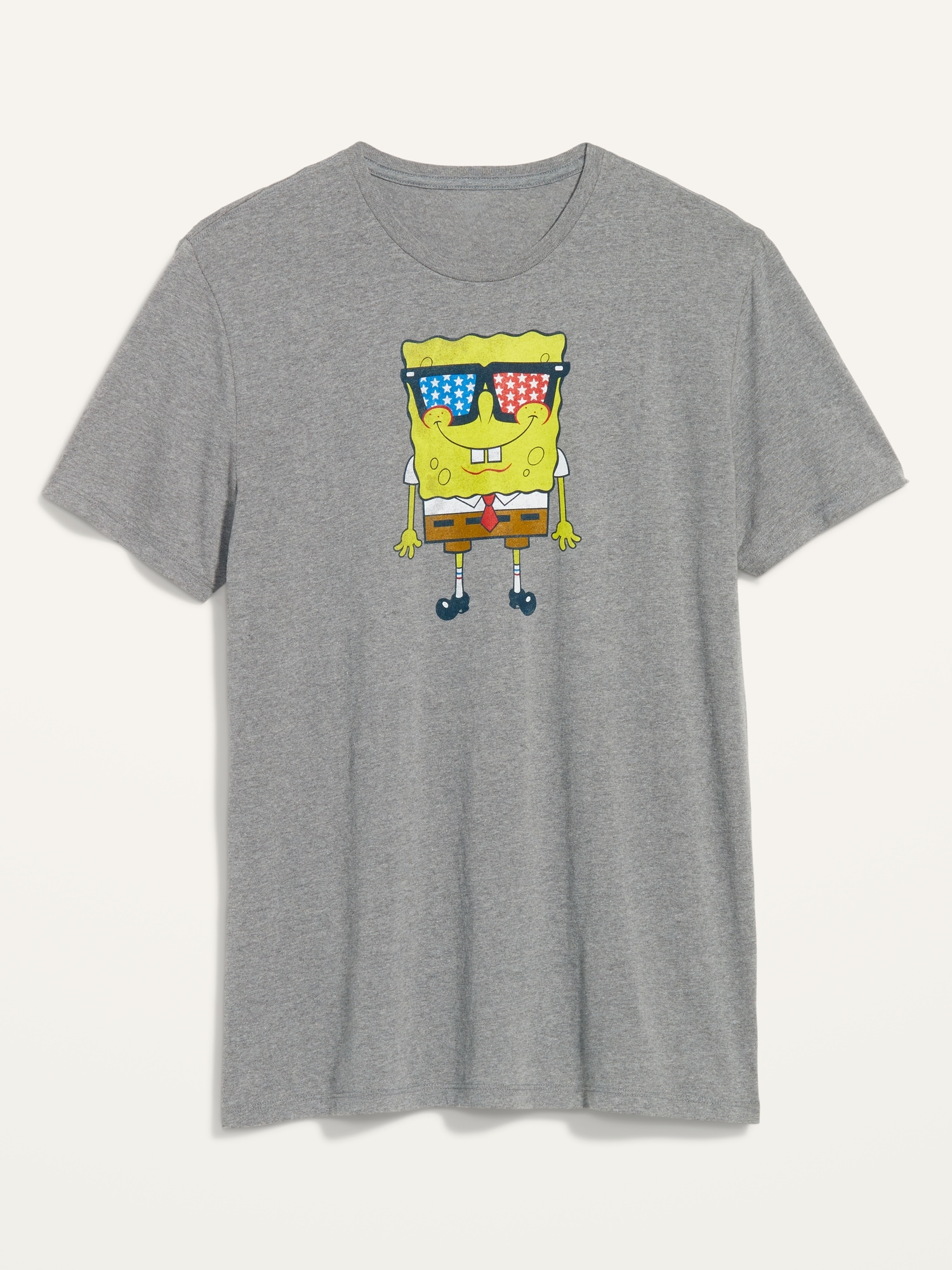 Spongebob Squarepants™ Americana Gender Netural T Shirt For Adults Old Navy 8256