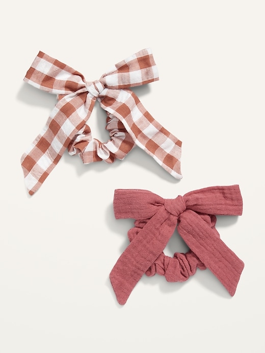 Old Navy Ribbon Bow Hair Tie 2-Pack for Women. 1