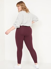 View large product image 42 of 42. High Waisted Jersey Ankle Leggings For Women
