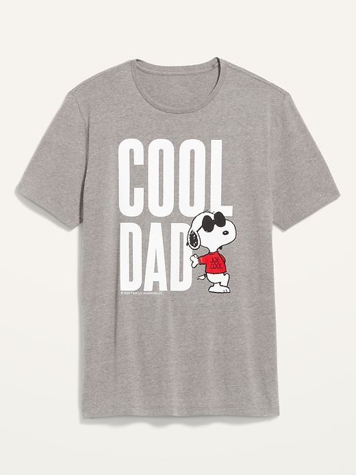 Old Navy Peanuts® "Cool Dad" Matching Graphic T-Shirt for Men. 1