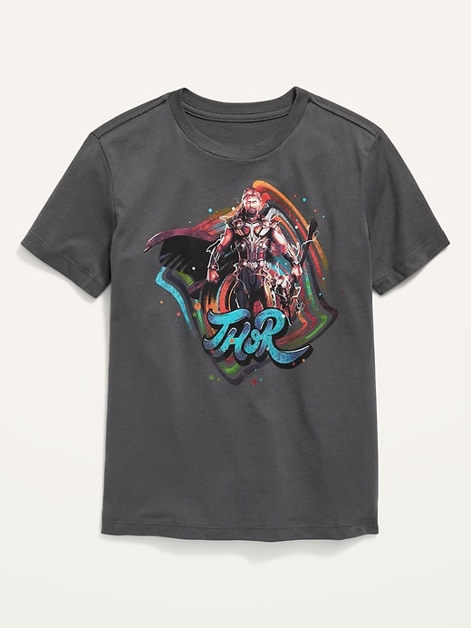 View large product image 1 of 2. Matching Gender-Neutral Marvel Studios™ Thor Graphic T-Shirt for Kids