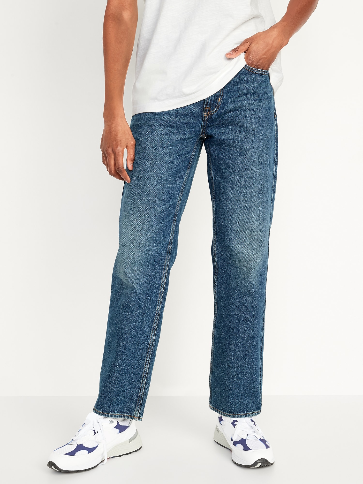 Original Loose Non-Stretch Jeans for Men | Old Navy