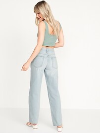 Original Loose Gender-Neutral Non-Stretch Jeans for Adults