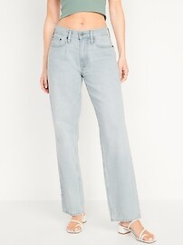 Original Loose Gender-Neutral Non-Stretch Jeans for Adults