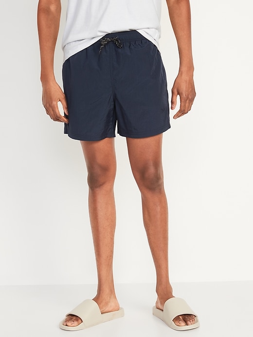 Packable Nylon Swim Trunks for Men 5.5inch inseam Old Navy