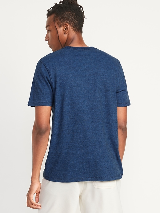 Image number 2 showing, Soft-Washed Micro-Stripe Crew-Neck T-Shirt