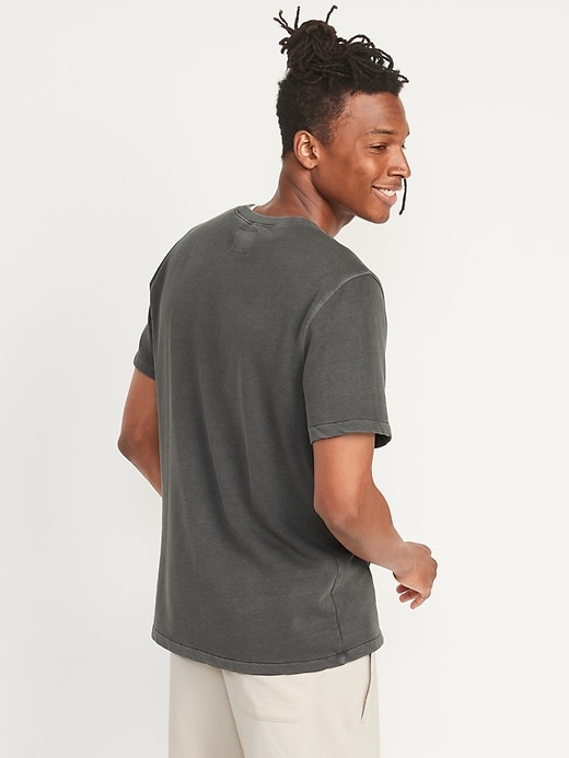 Image number 2 showing, Garment-Dyed French Terry Short-Sleeve Sweatshirt