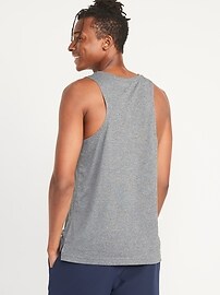 View large product image 3 of 3. Go-Dry Cool Odor-Control Core Tank Top 3-Pack