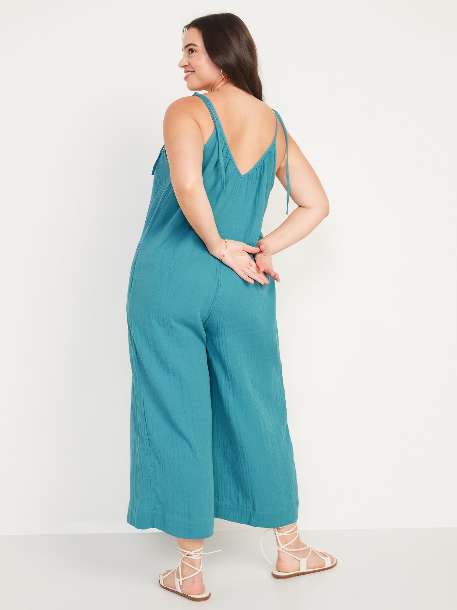 old navy cropped jumpsuit