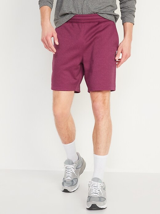 View large product image 1 of 3. Go-Dry Performance Sweat Shorts -- 7-inch inseam