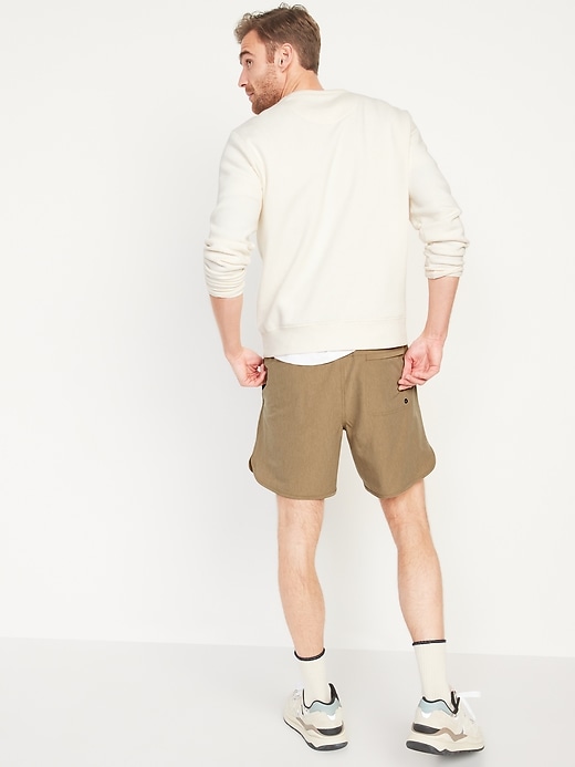 Image number 2 showing, StretchTech Swim-to-Street Shorts -- 7-inch inseam