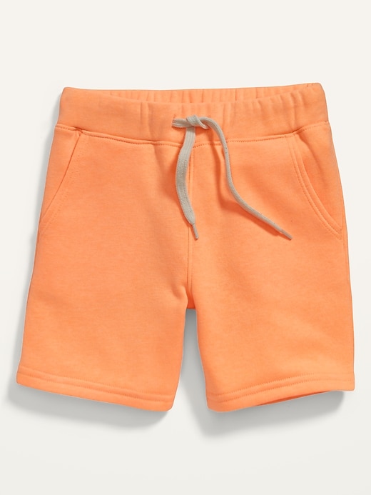 View large product image 2 of 2. Unisex Functional Drawstring Pull-On Shorts for Toddler