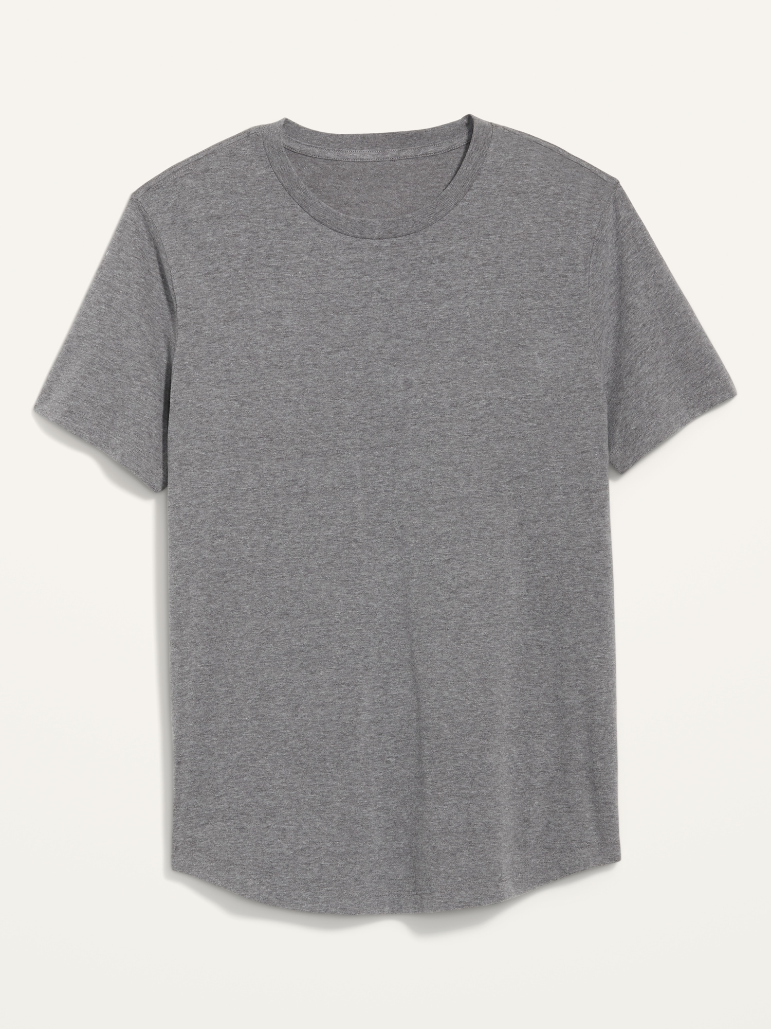 Old Navy Soft-Washed Curved-Hem T-Shirt for Men gray. 1
