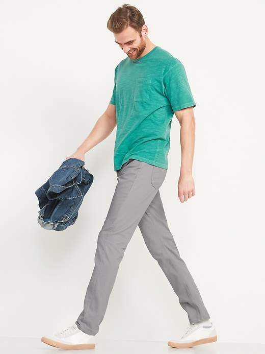 Image number 6 showing, Wow Slim Non-Stretch Five-Pocket Pants