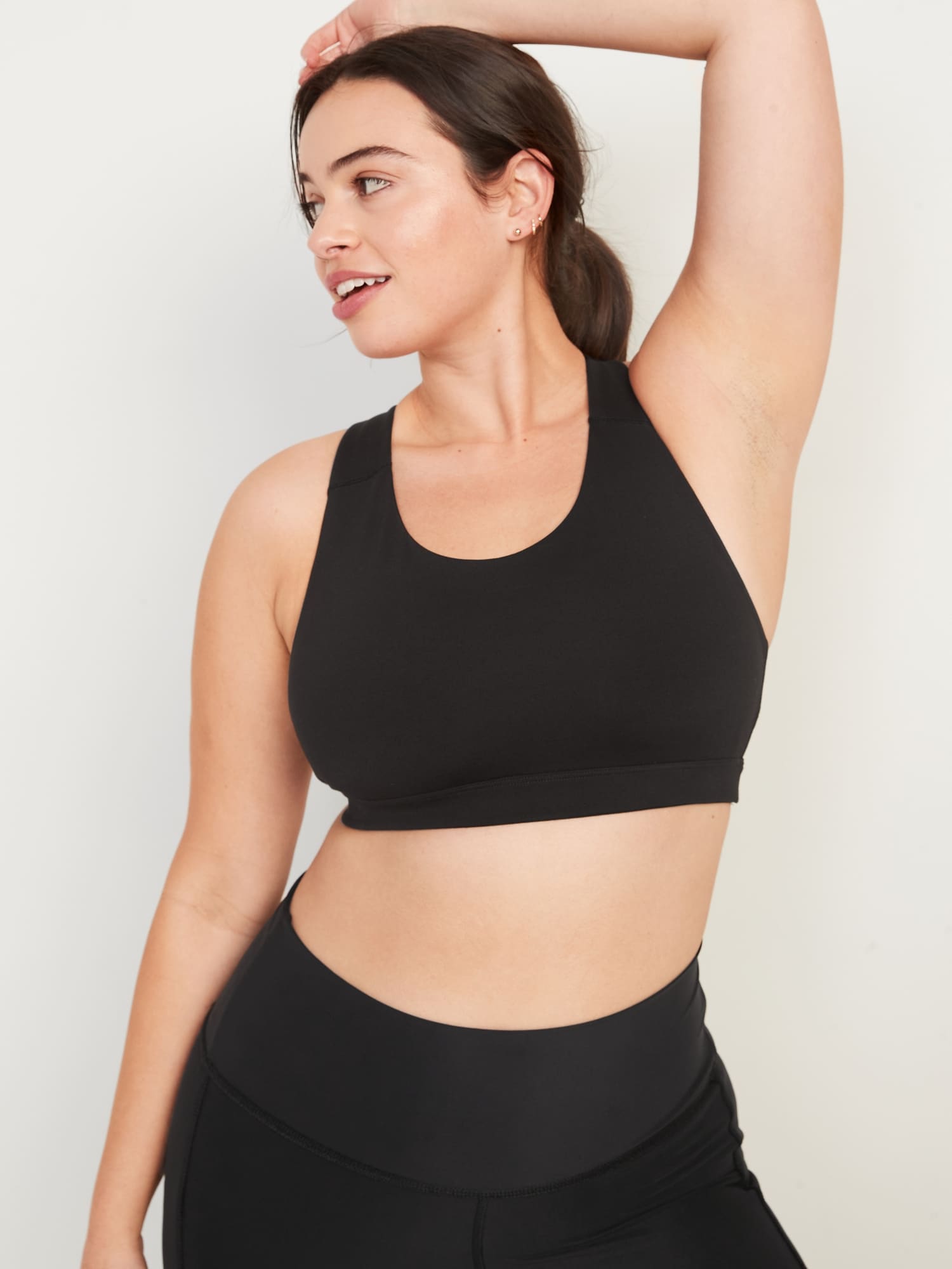 Old Navy Medium Support PowerPress Strappy Sports Bra, 29 New Activewear  Pieces From Old Navy We're Loving This November, Starting at $20