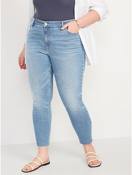 The Perfect Old Navy Rockstar Jeans for Fall - Marblelously Petite