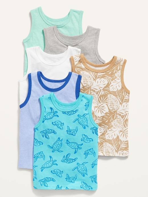 Tank Top 6-Pack for Toddler Boys
