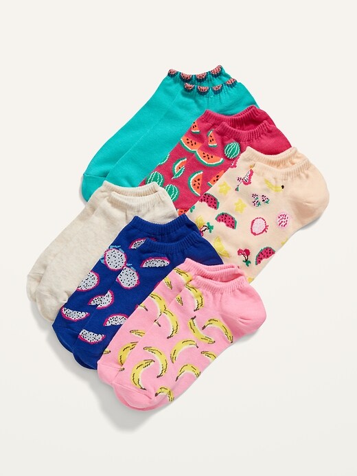 Old Navy Novelty Ankle Socks 6-Pack for Women. 1