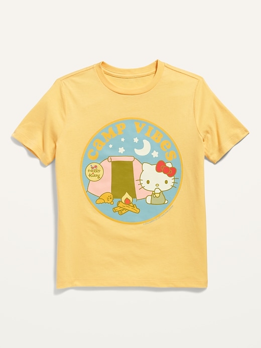 View large product image 1 of 2. Hello Kitty® "Camp Vibes" Gender-Neutral T-Shirt for Kids