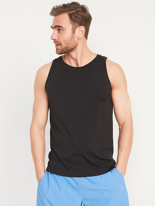 Old Navy Go-Dry Cool Seamless Performance Tank Top for Men. 1