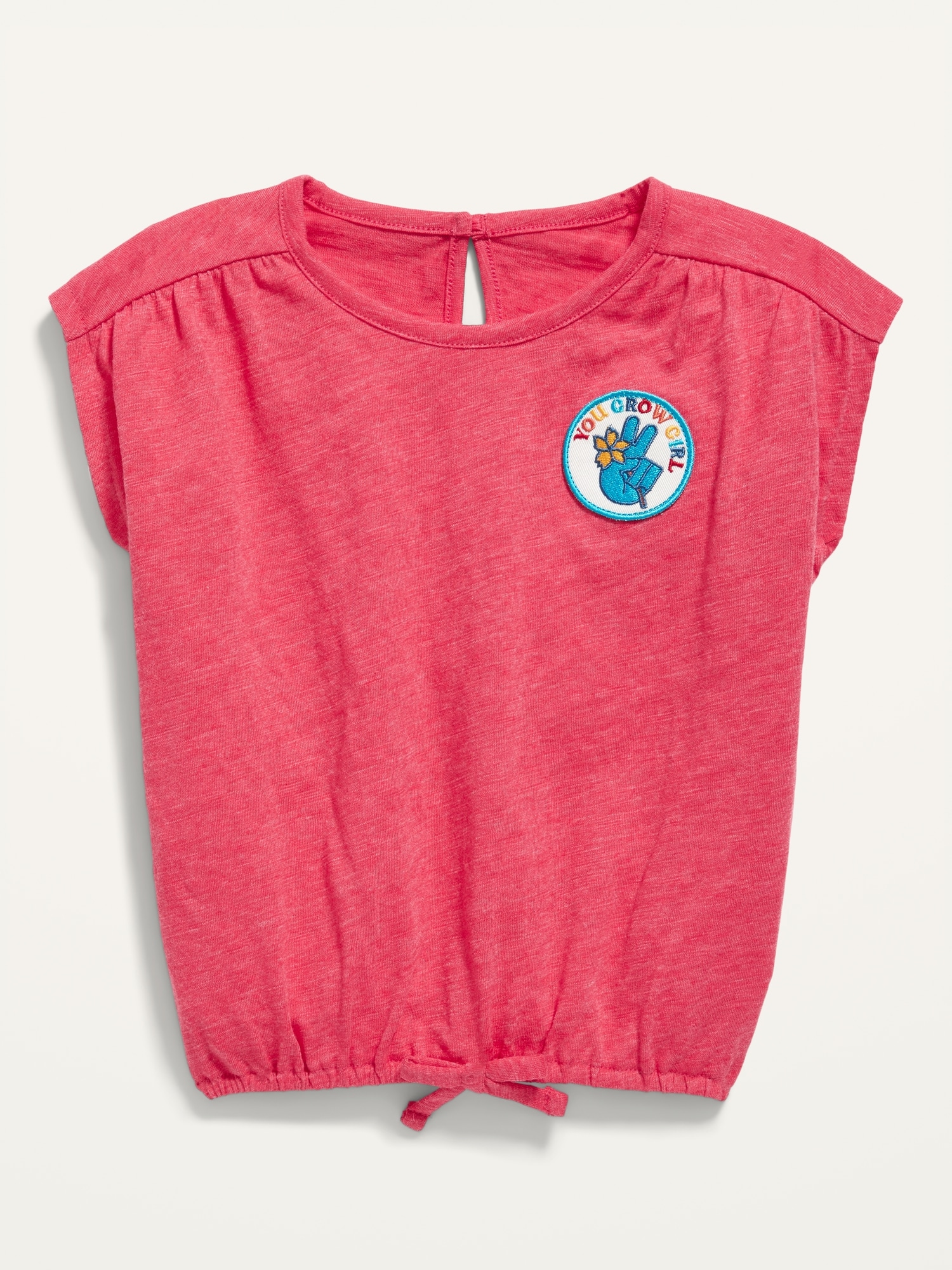 Loose CinchedHem Graphic ShortSleeve Top for Toddler Girls Old Navy