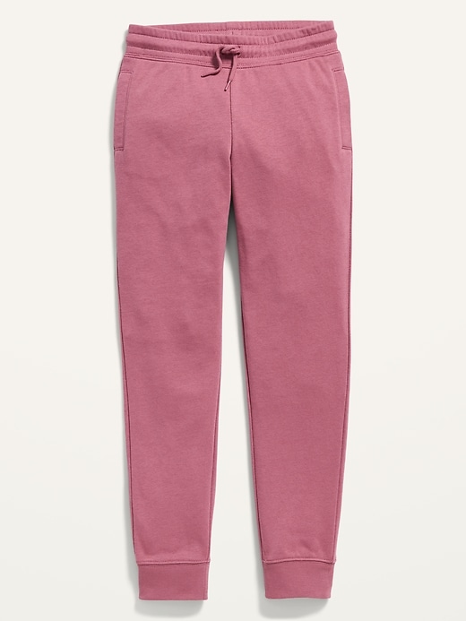 View large product image 2 of 3. High-Waisted French Terry Jogger Sweatpants for Girls