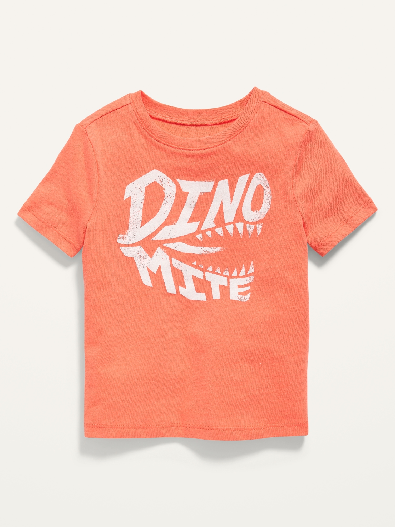 Old Navy Unisex Graphic T-Shirt for Toddler orange. 1