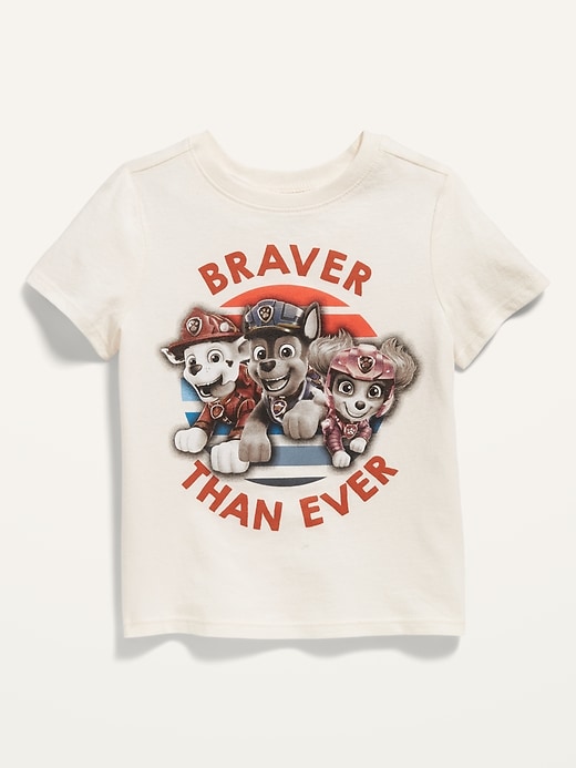 Old Navy Unisex Paw Patrol™ "Braver Than Ever" Graphic T-Shirt for Toddler. 1