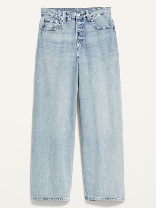 Image number 4 showing, Extra High-Waisted Baggy Wide-Leg  Non-Stretch Jeans for Women