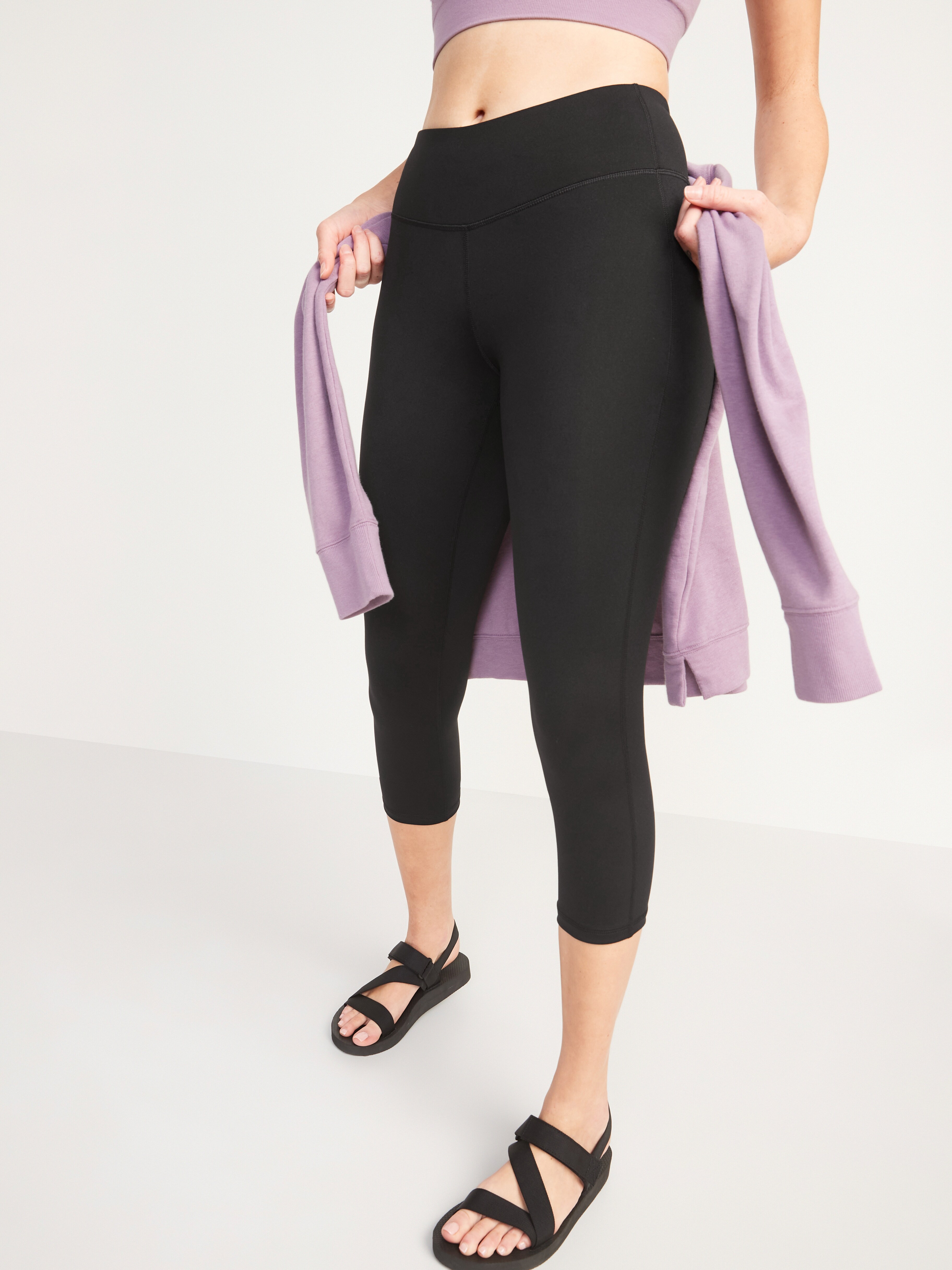 Mid-Rise PowerPress Crop Leggings for 