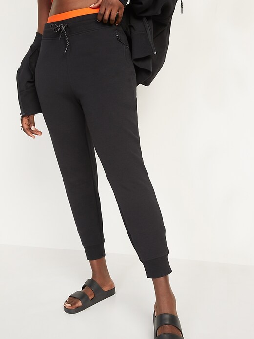 Image number 5 showing, High-Waisted Dynamic Fleece Jogger Sweatpants for Women